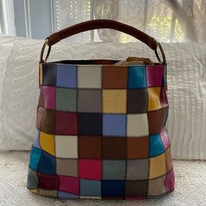NWOT Patchwork Bag